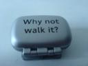 Why not walk it? pedometer
